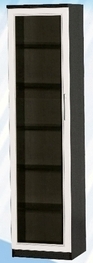 Шкаф средний со стеклодверью ДЛЯ ГОСТИНОЙ ШСС-450 Венге/Дуб выбеленный в Саргатском - sargatskoe.katalogmebeli.com | фото 2
