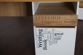 Стол с ящиками «Оксфорд» (Ривьера/Белый с рисунком) в Саргатском - sargatskoe.katalogmebeli.com | фото 9