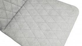 Стул «Стенли» К1С Черный муар/Микровелюр Duna Silver в Саргатском - sargatskoe.katalogmebeli.com | фото 3