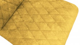 Стул «Стенли» К3 Черный муар/Микровелюр Wellmart Yellow в Саргатском - sargatskoe.katalogmebeli.com | фото 3