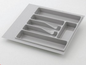Вкладыш для кухонных принадлежностей, серый, Volpato 300 мм в Саргатском - sargatskoe.katalogmebeli.com | фото